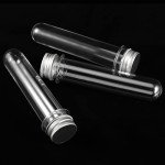 80 PCS Clear Test Tubes with Caps - 40ml
