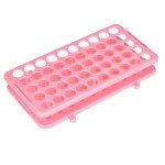 Test Tube Holder Rack with Silicone Pad - Pink
