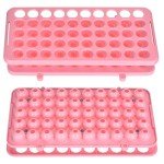 Test Tube Holder Rack with Silicone Pad - Pink
