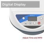 Fristaden Lab Benchtop Centrifuge with LCD Screen