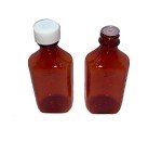 Amber 12 oz Child-Resistant Pharmacy Bottles - 2 Pack