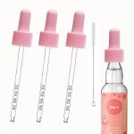 3 Pack Glass Dropper Pipettes for Soda Flavors