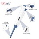 Okulab Adjustable Single-Channel Pipette 20-200µL