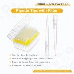 200µL Low-Retention Filtering Pipette Tips - 96 Pack