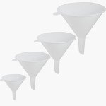 Plastic Funnel Set for Liquids and Oils