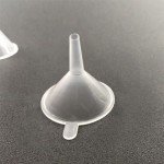 Clear Plastic Mini Funnels for Lab Use (10 Pack)