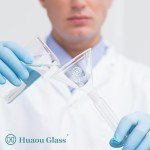 HUAOU 2pc 100mm Borosilicate Glass Funnel Set