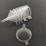 Clear Plastic Mini Funnels for Lab Use (10 Pack)