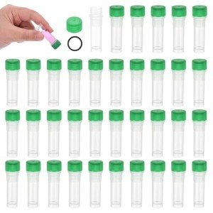 PATIKIL 1mL Plastic Cryogenic Vials - 36 Pack