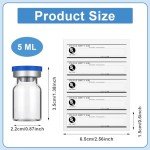 Threlaco 20 Pack Sterile Empty 5ml Vials