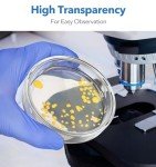 60mm Glass Petri Dishes with Lids, Pack of 20