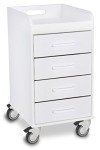 TrippNT Compact Locking Cart with 4 Drawers