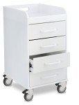 TrippNT Compact Locking Cart with 4 Drawers