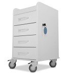 TrippNT Compact Locking Cart with 4 Drawers