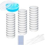 30 Pack Lab-Grade 90mm Deep Petri Dishes
