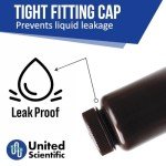 Amber HDPE Wide Mouth Sample Containers - 2 Pack