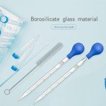10ml Glass Graduated Laboratory Dropper Pipettes (8)