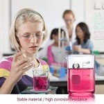 5 Pack Borosilicate Glass Lab Measuring Beakers