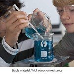 5 Pack Borosilicate Glass Lab Measuring Beakers