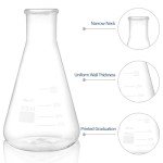 Yarlung 7-Piece Glass Erlenmeyer Flask Set