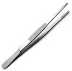 6-Inch Serrated Thumb Forceps - Stainless Steel