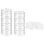 Patikil 60mm Plastic Petri Dishes, 20 Pack