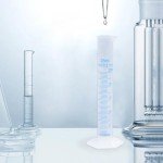 10 Pack Clear 25ml Measuring Cylinders for Labs