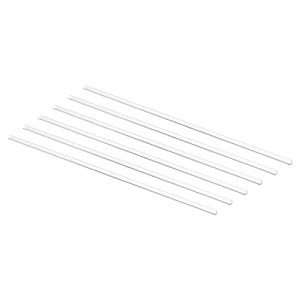 Borosilicate Glass Stir Rods - 6 Pack, 7.87