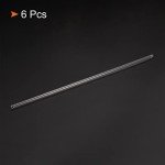 Borosilicate Glass Stir Rods - 6 Pack, 7.87