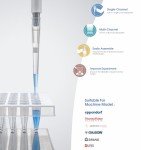 A-GEN 1250ul Universal Pipette Tips, Sterile, Racked