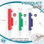Teenyyou 3-Pack Multi-Size Pipette Pumps
