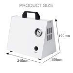 Mini Oil-Free Lab Vacuum Pump 10L/min Flow