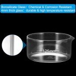 PATIKIL 500ml Borosilicate Glass Crystallizing Dishes