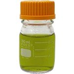100mL PYREX Round Media Storage Bottles, GL45 Caps