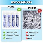 30 Pack 5mL Sterile Plastic Syringes with Luer Lock