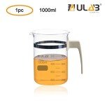 ULAB 1000ml Glass Beaker with Handle, Low Form