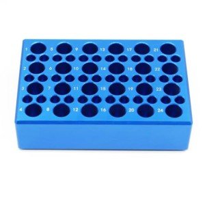 Aluminum Cooling Block for PCR Test Tube Racks