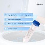 Polypropylene Centrifuge Tubes with Caps - 50ml (100pcs)