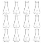 Patikil 12-Pack 25ml Lab Erlenmeyer Flasks