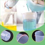 Plastic Graduated Cylinder and Beakers Set, 7 Sizes