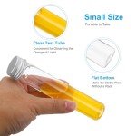 65ml Test Tubes Set - 24 Clear Plastic Tubes