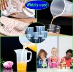 Plastic Graduated Cylinder and Beakers Set, 7 Sizes