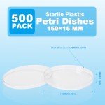CryoKing 200 Pack Large Sterile Petri Dishes