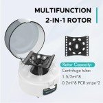 LAB FISH Mini Centrifuge with 2-in-1 Rotor