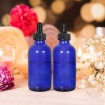 Blue Boston Bottles with Glass Droppers - 16 Pack