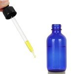 Blue Boston Bottles with Glass Droppers - 16 Pack