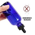 Blue Boston Bottles with Glass Droppers - 16 Pack