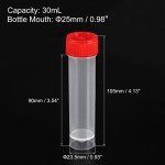 30mL Plastic Test Tubes - 40 Pack