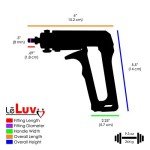 LeLuv Maxi Vacuum Pump with Silicone Hose Bundle