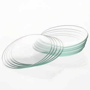 10 Pack of 150 mm Borosilicate Watch Glasses